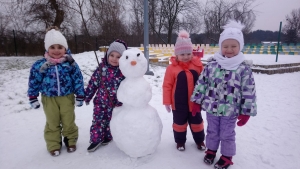 Zabawy na śniegu 16.02.2018r.