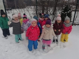 Zimowe zabawy gr I i VII